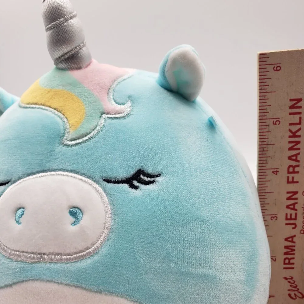 Original Squishmallows Blue Unicorn Hudson 7